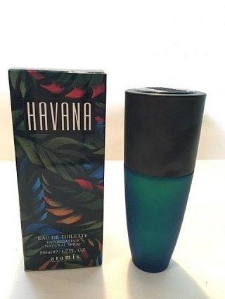 Havana By Aramis Classic Men Cologne Natural Spray 1.  7 Oz/50ml Edt Discontinued