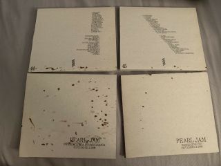 PEARL JAM: OFFICIAL LIVE BOOTLEG SERIES 2000 TOUR - COMPLETE SET - RARE HTF 6
