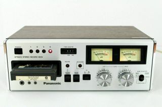 Panasonic Rs - 808 Vintage Stereo 8 Track Tape Deck (& Sounds Great)