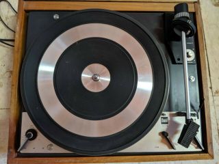 Vintage United Audio Dual 1219 Turntable Record Player W/ Dust Cover.