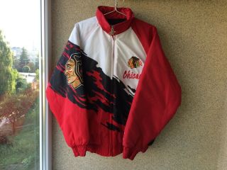 Chicago Blackhawks Vintage Jacket L Logo Athletic Nhl Usa 1990/2000 Vintage