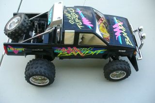 Vintage Tyco Rc 9.  6v Turbo Bandit Truck W/controller