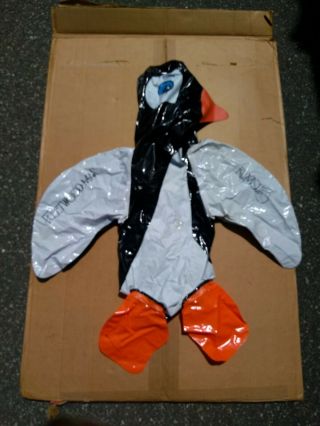 Fleetwood Mac 1977 Rumours Wb Inflatable Promo Penguin Vg Rare 2 Holes Vtg Htf
