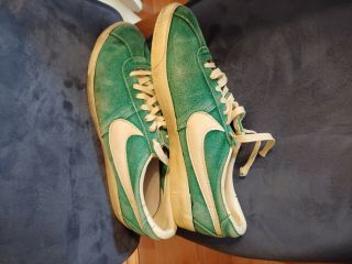 Vintage 1972 Nike sneakers worn by Boston Celtics first ever green SUADE 3