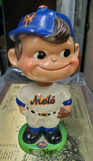 1962 YORK METS Yearbook,  Tickets,  and Bobblehead Vintage Rare 10