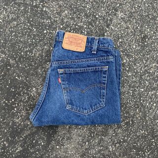Vintage Levis 505 Made In Usa Color Dark Denim 80s 90s 501 Tag Size 35x34