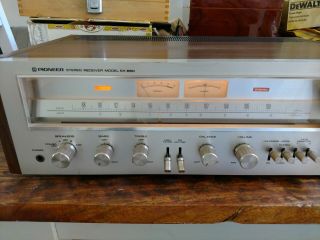 Vtg Pioneer Sx - 650 Receiver Am/fm Stereo W/ Manuals Antenna