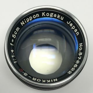 Vintage Japan Nikon S2 Rangefinder Camera Nikkor S.  C 5cm & Q.  C 13.  5cm,  SCP 10
