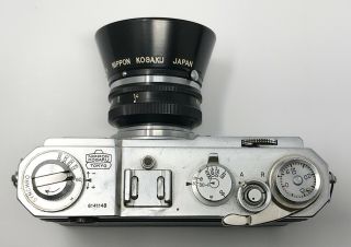 Vintage Japan Nikon S2 Rangefinder Camera Nikkor S.  C 5cm & Q.  C 13.  5cm,  SCP 4