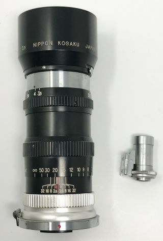 Vintage Japan Nikon S2 Rangefinder Camera Nikkor S.  C 5cm & Q.  C 13.  5cm,  SCP 8