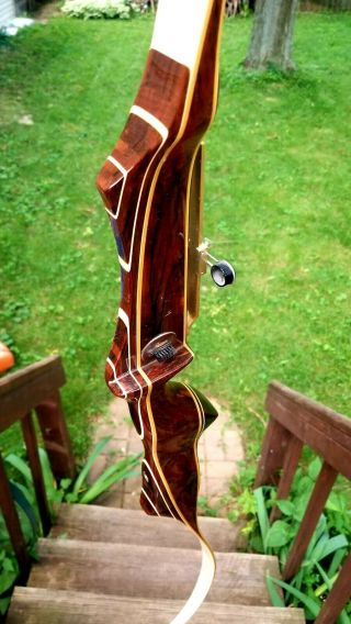 Exceptional Vintage Wing Presentation Recurve Bow,  Rt,  35 Lbs.  No Rsv