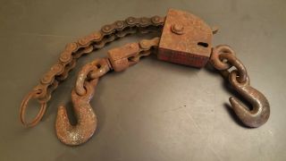 Vintage Ratcliff Hoist Co.  Chain Binder Load Binder Model C Belmont California