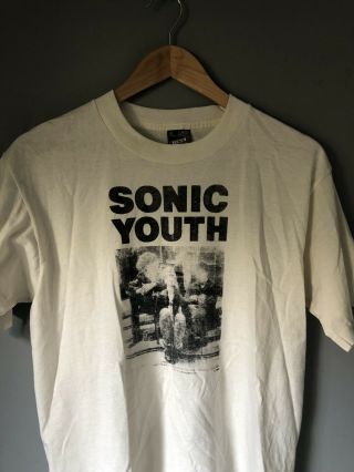 Vintage 1988 Sonic Youth T Shirt Single Stitch