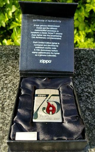 Zippo 75th Anniversary,  Germany,  Limited Edition 1 Of 1,  500 ( (very Rare))