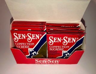 SEN SEN candy licorice breath freshener RARE FULL BOX 12 PACKETS sensen USA 2