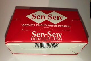 SEN SEN candy licorice breath freshener RARE FULL BOX 12 PACKETS sensen USA 4