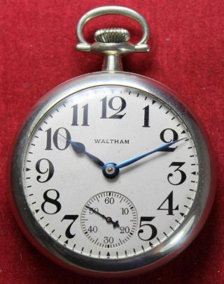 1912 Waltham Grade 825 Model 1883 18s 17j Pocket Watch - Parts/repair