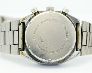 Vintage BUCHERER Chronograph Valjoux 7765,  37,  5mm,  swiss 70 ' s men ' s watch 2