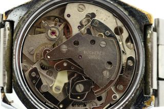 Vintage BUCHERER Chronograph Valjoux 7765,  37,  5mm,  swiss 70 ' s men ' s watch 4