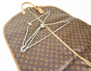Auth Vtg Louis Vuitton Monogram Garment Cover Travel Hand Bag Luggage 17432