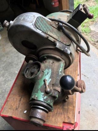 Tree Milling Machine Power Head W/ Collets & Closer Rare Find
