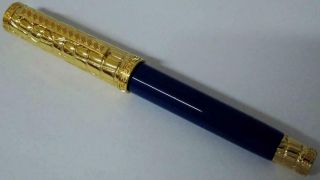 Very Rare Collectable Piece Authentic Gianni Versace 18k Gold Fountain Pen