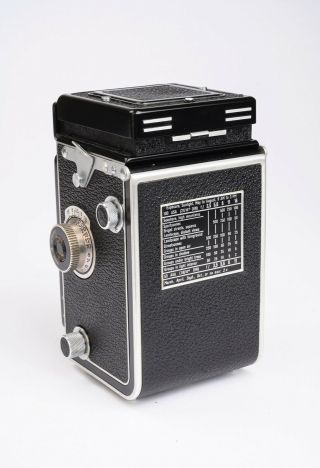 Vintage ' 53 Rolleiflex K4A Medium Format Camera w/ Zeiss Option T Tessar Nr 5