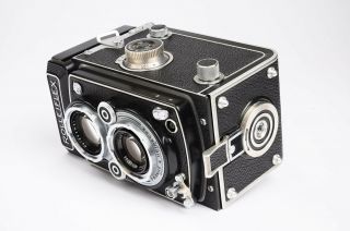 Vintage ' 53 Rolleiflex K4A Medium Format Camera w/ Zeiss Option T Tessar Nr 6
