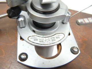 ‌Vintage SHURE SME Model 3009 Turntable TONEARM Made In England Mounted 6