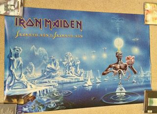 Iron Maiden Seventh Son Cover Art Vintage Poster