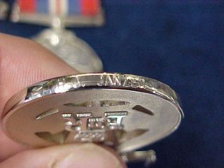 Rare Named Orig WW2 Medal Group 