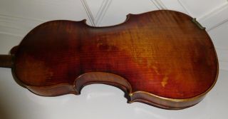 Very old Vintage violin labelled Carlo Testore with case 7