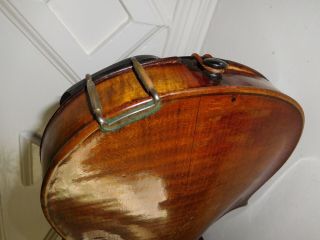 Very old Vintage violin labelled Carlo Testore with case 8