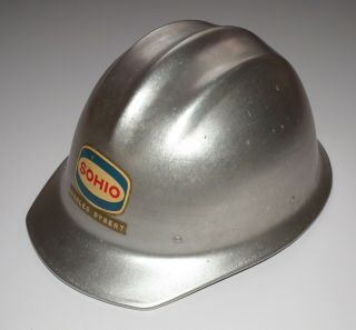 Vintage Bullard Aluminum Hard Boiled Hard Hat Safety Construction W/liner Sohio