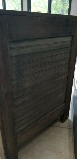 Antique Oak Ice Box Refrigerator three cabinets with racks and tin liner 7