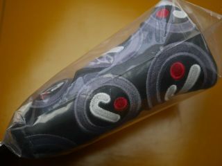 Scotty Cameron JAPAN TOUR ONLY Dancing Circle J Leather Headcover Rare 3