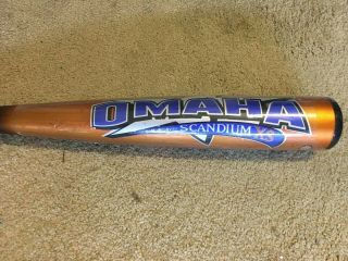 Niw Rare Tpx Omaha Scandium Xs C405 34/29 - 5 2 3/4 " Baseball Bat