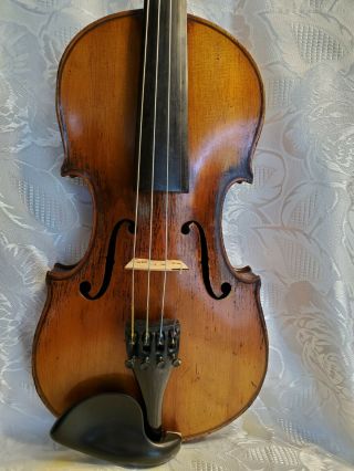 Old Antique Vintage Violin 3/4 Size Conservatory Outfit Sound Bow Case