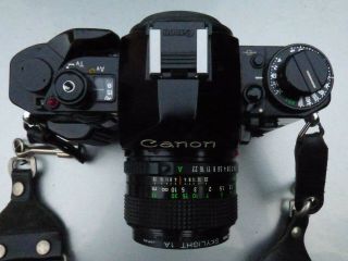 Vintage Canon A1 35mm SLR camera with Canon FD f1;1:4 lens 2