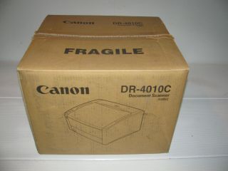 Rare,  Virgin Old Stock Boxed Canon Dr - 4010c Document Scanner.  Made In Japan