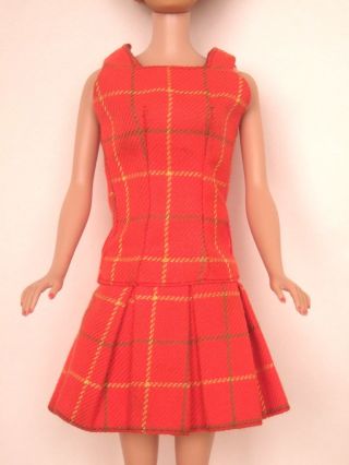 Rare Japanese Exclusive Vintage Barbie Dress Pinafore Outfit 1967