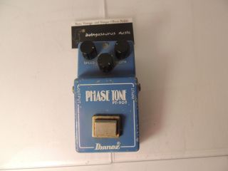 Vintage 1981 Ibanez Pt - 909 Phase Tone Phaser Effects Pedal Maxon Made In Japan