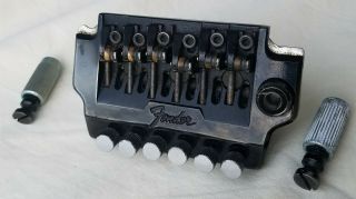 Vintage Fender System One 1 Tremolo Bridge For Contemporary Stratocaster Black