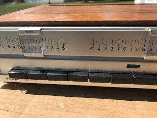 VINTAGE B&o BANG & OLUFSEN BEOLAB 5000 STEREO RECEIVER with ROSE WOOD CASE 4