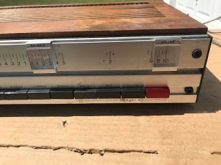 VINTAGE B&o BANG & OLUFSEN BEOLAB 5000 STEREO RECEIVER with ROSE WOOD CASE 6
