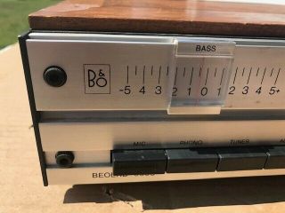 VINTAGE B&o BANG & OLUFSEN BEOLAB 5000 STEREO RECEIVER with ROSE WOOD CASE 7