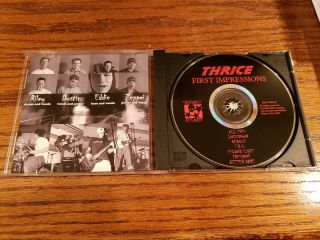 Thrice - First Impressions Ultra Rare CD - 5