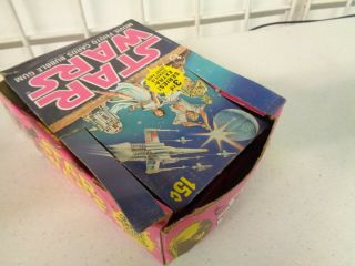 VINTAGE 1977 TOPPS STAR WARS TRADING CARDS 3RD SERIES BOX W/ 9 WAX PACKS 4