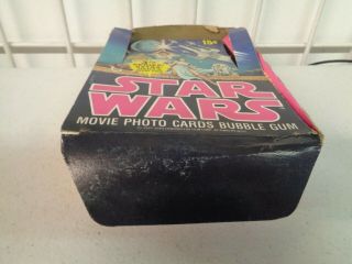 VINTAGE 1977 TOPPS STAR WARS TRADING CARDS 3RD SERIES BOX W/ 9 WAX PACKS 5