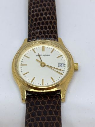 Hamilton Women ' s Wristwatch 9818 Service Award Milco Watch 3